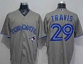Toronto Blue Jays #29 Devon Travis Gray New Cool Base Stitched Jersey,baseball caps,new era cap wholesale,wholesale hats